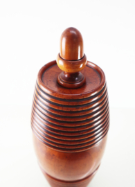 Antieke houten tabakspot