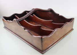 Antieke Engelse bestekbak