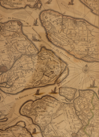 Antieke kaart Zeeland 17e eeuw, Frederik de Wit