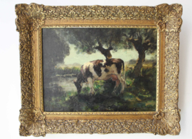 Fedor van Kregten (1871-1937), grazende koe
