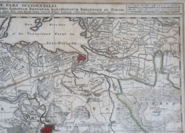 Antieke kaart Brabant, 18e eeuw