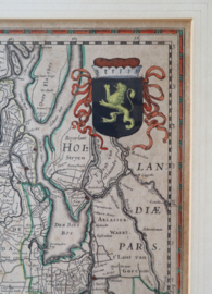 Antieke kaart Brabant 1629, Henricus Hondius