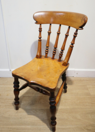 Set van 4 antieke Windsorstoelen
