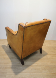Lederen clubfauteuil