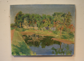 Albert Mulder (1889-1987), Gezicht op de Vecht