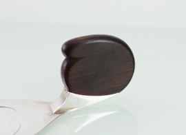 Antieke zilveren Art Deco taartschep