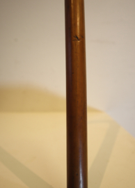 Antieke wandelstok met handvat geitenkop