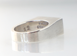 Ring zilver abalone, Palle Bisgaard, Denemarken ‘60