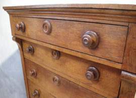Antieke Hollandse chiffonière, ladekast