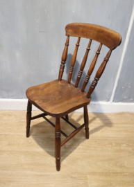 Set van 6 antieke Windsorstoelen
