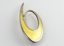 Zilveren broche David Andersen / Willy Winnaes jaren ‘50