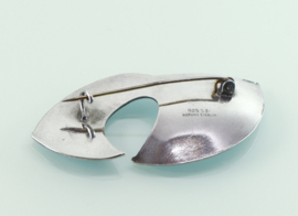 Vintage broche email Knut Rasmussen Noorwegen jaren ‘50