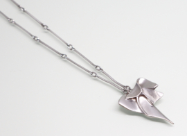 Vintage zilveren ketting Scylla Lapponia 1988