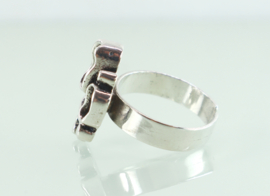 Vintage zilveren ring Friedrich Knödler