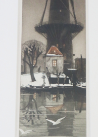 Ets Tjeerd Bottema (1884-1978) Molen "De stier"