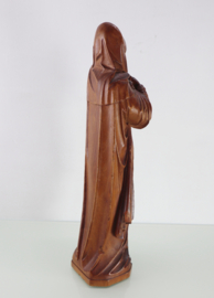 Antiek houten beeld Madonna van Neurenberg