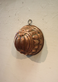 Antieke koperen tulband, puddingvorm
