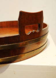 Antiek gekuipt dienblad