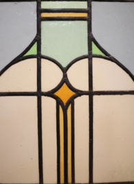 Art Deco glas-in-lood-raam