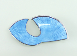 Vintage broche email Knut Rasmussen Noorwegen jaren ‘50