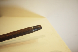 Antieke wandelstok met handvat geitenkop