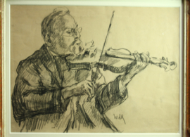 Tekening violist