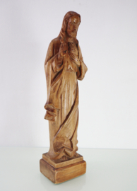 Antiek houten Christus beeldje