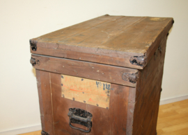 Oude schilderijenkist