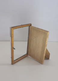 Zilveren fotolijstje met guilloche decor