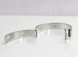 Vintage sterling zilveren armband riem met gesp 1978