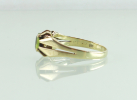 Vintage gouden ring peridot