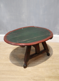 Antieke miniatuur flap-aan-de-wand, 18e eeuw