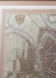 Antieke kaart Haarlem Johannes Blaeu 1646