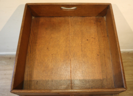 Antiek eiken dienblad