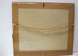 Antieke gravure stadsplattegrond Hoorn 17e eeuw