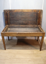 Antieke Franse bakkerstafel, keukentafel