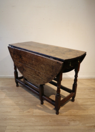Antieke Engelse gateleg tafel ca 1700