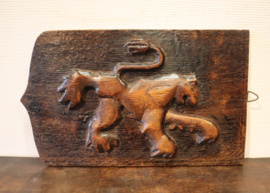 Paneel met gestoken leeuw, 18e eeuw