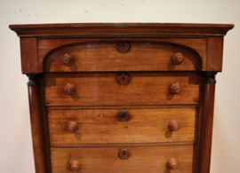 Antieke Hollandse Empire chiffoniere