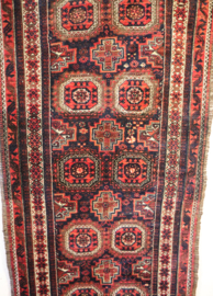 Antiek Perzisch kleed Belouche 88 x193 cm.