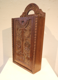 Antieke houten schooltas