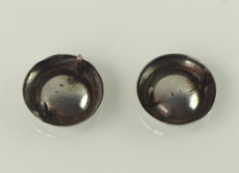 Set van twee vintage zilveren kaasduimen, jaren 30 of 40