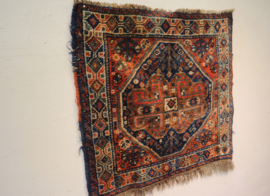 Perzisch kleedje Qashqai 80 x 74 cm
