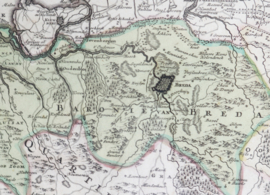 Antieke landkaart Brabant Johan Baptist Homann 1720