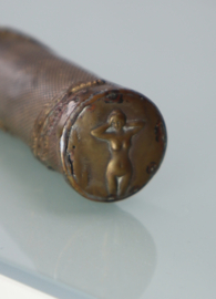 Antieke wandelstok met speciale handgreep