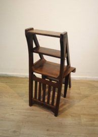 Antieke bibliotheektoel, biblioteektrapje