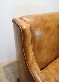 Lederen clubfauteuil