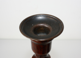 Set antieke Engelse houten kandelaars