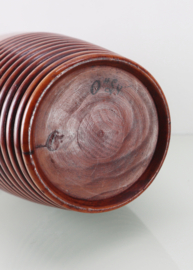 Antieke houten tabakspot