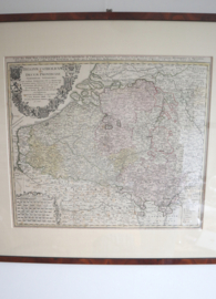 Antieke landkaart België Johan Baptist Homann 1747